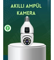 360 Derece Panoramik WiFi Kamera – Full HD Ev Güvenlik Sistemi