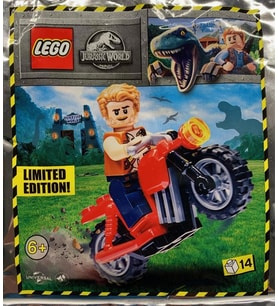LEGO Jurassic World 122114 Owen and red motorbike
