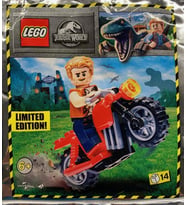 LEGO Jurassic World 122114 Owen and red motorbike