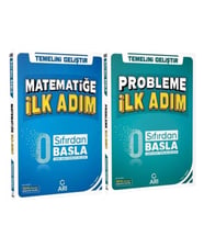 Arı Yayınları 0 Sıfırdan Başla Matematiğe ve Probleme İlk Adım Seti 2 Kitap