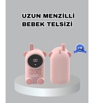 Northcity Şarjlı Bebek Telsizi 22 Kanal LCD Ekran Uzun Menzil VOX Modu - 1-3km Kapsama