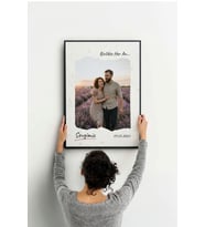 Kişiye Özel Fotoğraflı Çerçeve Sevgiliye Romantik Anı Hatırası Dekoratif Hediye Tablo