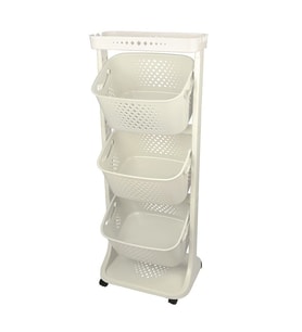 Üç Katlı Organizer Sepet - Sebzelik
