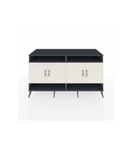 Kronos Konsol 6 Raflı 4 Kapaklı 176x59x99 Antrasit-Aytaşı/Antrasit