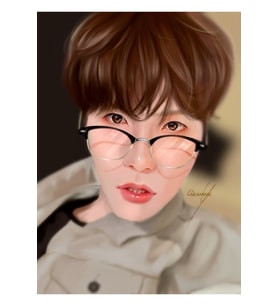 J-hope Selca Tablo Ahşap Poster Dekoratif Kod4285