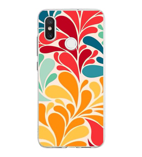 PrintiFy Xiaomi Mi 8 ile Uyumlu 1mm Slim Fit Retro Renkler 5 Baskılı Şeffaf  Kılıf