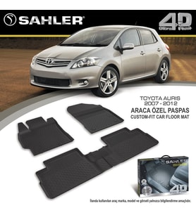 Toyota Auris Havuzlu Paspas 4,5D Sahler 2007-2012 Arası