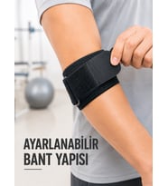 Golfçü Dirseği Bandajı Spor ve Günlük Kullanım İçin Dirsek Bandı