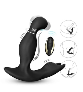 BAT KING Rotasyonlu ve Titreşimli Perine ve Prostat Masaj Vibratör
