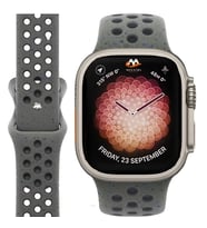 Apple Watch 44mm Uyumlu Kordon Silikon Esnek Yumuşak Delikli Spor KRD-02 Kayış