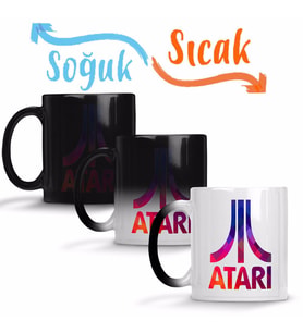 Atari Oyun Game Ower Sihirli Kupa Bardak Porselen