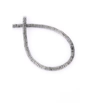 Hematit Taşı Rondela Kesim Parlak Gümüş 4x1mm Doğal Taş Dizi