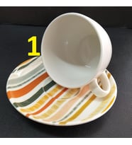 LUNA ÇAY & NESKAFE FİNCAN TK. 2 Lİ DİJİTAL (Çok Renkli)