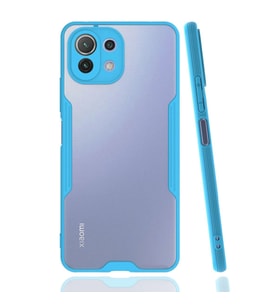 Xiaomi Mi 11 Lite Kılıf Platin Silikon - Mavi