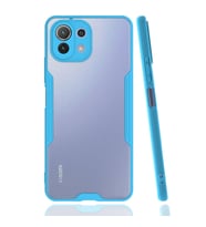 Xiaomi Mi 11 Lite Kılıf Platin Silikon - Mavi