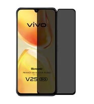 Microsonic Vivo V25 5G Privacy 5D Gizlilik Filtreli Cam Ekran Koruyucu Siyah
