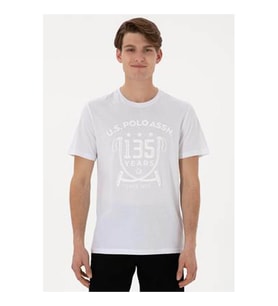 U.S. Polo Assn. T-Zeuns Beyaz Erkek Polo Yaka T-shirt 2105708