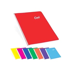 Keskin Color Cool 60 Yaprak Kareli A4 Defter Pp Kapak Spiralli Karışık - 4 adet