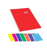 Keskin Color Cool 60 Yaprak Kareli A4 Defter Pp Kapak Spiralli Karışık - 4 adet