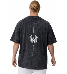 Sleep Token Rock Metal Müzik Grubu Sırt Baskılı Unisex Oversize Vintage Yıkamalı Tişört