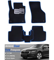 SKODA OCTAVİA NX (2020-2024) Uyumlu EVA Paspas Tam Set–Oto Paspas,Araca Özel,Kolay Montaj