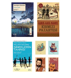 Çok Satılan Romanlar - Kırmızı Pazartesi -sineklerin Tanrısı -insanlığımı Yitirirken (4 DEFTERLİ) (Renksiz)