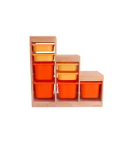 Zigzag Oyuncak Organizer Dolap (Ağaç)