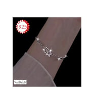 Starwhirl Yıldızlı 925 Gümüş Bileklik gümüş yıldız bileklik Sevgiliye verilecek güzel gümüş hediye