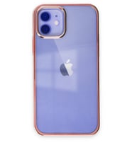 Pilelistore   iPhone 12 Kılıf Element Silikon - Pembe