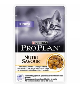 ProPlan Pouch Junior Tavuklu Yaş Kedi Maması 85 Gr