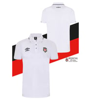Beşiktaş Orijinal Lisanslı Polo Yaka Beyaz T-Shirt