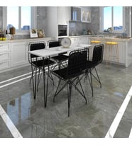 Knsz masa sandalye takımı hem75mazlum byzsyh 140*040 sm 4 sandalye syhsyh sırt minderli (Karışık)