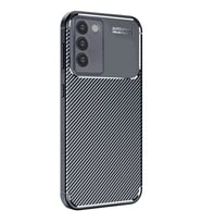 Vivo V30 Lite 4g Kılıf Auto Focus Karbon Kapak - Siyah