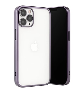 iPhone 13 Pro Max Kılıf Razer Lensli Silikon - Mor