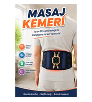 Isıtmalı Titreşimli Masaj Kemeri Çok Fonksiyonlu Bel ve Vücut Destek Kemeri