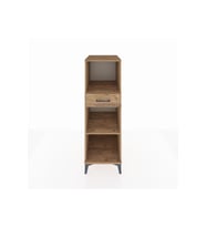 Kronos Dolap 2 Raflı Tek Çekmeceli 44x59x134 Çam-Çam