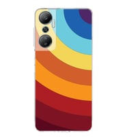 PrintiFy İnfinix Hot 20 Uyumlu Kamera Korumalı Renk Cümbüşü A Tasarımlı Şeffaf Silikon Kılıf