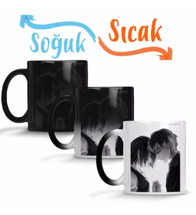 Tokyo Ghoul love Sihirli Kupa Bardak Porselen