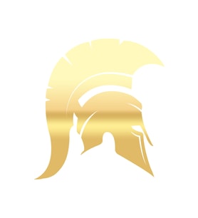 Miğfer Sticker17x17 Cm Gold