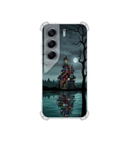 PrintiFy Tecno Camon40pro ile Uyumlu Simya Serisi Gölge Ve Cam Tasarımlı Uv Baskılı Köşe Korumalı Antişok Kılıf