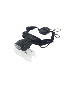 No.9892c Çok Fonksiyonlu Kafa Aydınlatıcılı  2 Led 5 Lens Büyüteç
