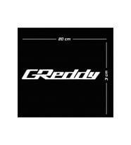 Greddy Oto Sticker Beyaz
