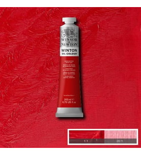 Winsor & Newton Winton Yağlı Boya 200 ml.  6 Cadmium Red Deep Hue 