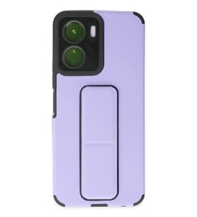 Y16 Kılıf Mega Standlı Silikon - Lila