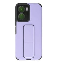 Y16 Kılıf Mega Standlı Silikon - Lila