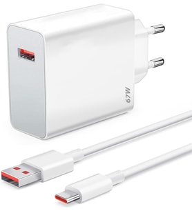 Xiaomi uyumlu 67w usb adaptör ve 1mt Usb Typec Kablo şarj seti