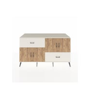 Kronos Konsol 3 Raflı 2 Çekmeceli 4 Kapaklı 176x59x99 Aytaşı-Çam/Aytaşı