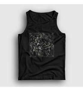 Presmono Unisex Siyah Cobra Art Skull Kurukafa Atlet 348913tt