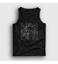 Presmono Unisex Siyah Cobra Art Skull Kurukafa Atlet 348913tt