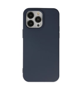 İphone 14 Pro Kılıf Nano İçi Kadife - Lacivert